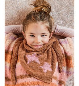 punt sjaal gemaakt van Phildar Phil Caresse