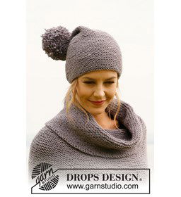 Muts en poncho gemaakt van Drops Nepal