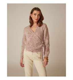 Wikkelvest voor dames gemaakt van Phildar Phil Passion