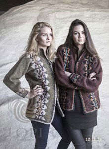 Damesjasje met verticaal inbreipatroon