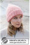 Breipatroon Coral Whisper Hat van andere kant