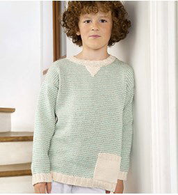 Trui gemaakt van Phildar Phil Coton 4