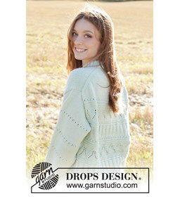 Romantisch Munt Trui gemaakt van Drops Daisy