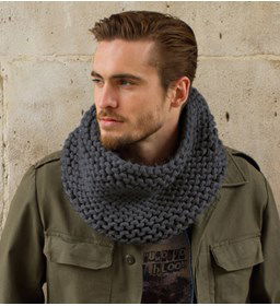 Snood gemaakt van Phildar Phil Express