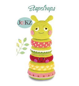 Stapelrups gemaakt van Scheepjes Catona 25 en 10 gram