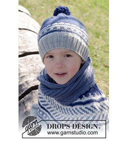 Muts en halswarmer gemaakt van Drops Merino extra fine