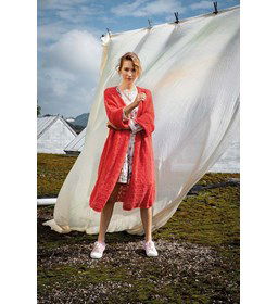 Damesvest gemaakt van Lang Yarns Alpaca superlight