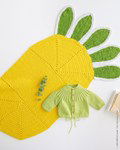 Haakpatroon Vloerkleed ananas