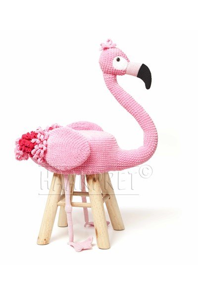 Haakpatroon Flamingo kruk Flip