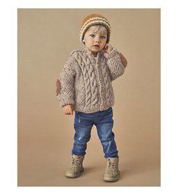 Kindervest gemaakt van knopen