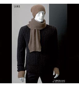 Polswarmers gemaakt van Lang Yarns Cashmere Big