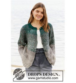 vest voor dames gemaakt van Drops Brushed Alpaca Silk