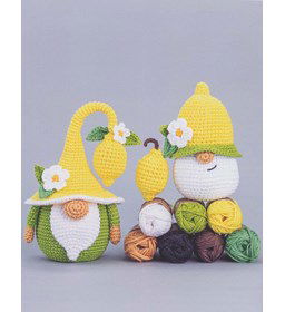 Mufficorn grote en kleine citroen kabouter