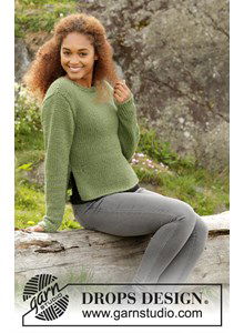 Dames trui met split