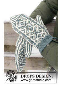 Wanten met Scandinavisch patroon