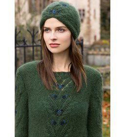 Muts gemaakt van Lang Yarns Mohair trend (op=op)