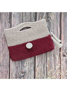 Kleine tas Botan met kwastjes