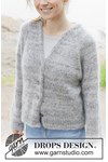 Breipatroon Lost in Mist Cardigan van andere kant