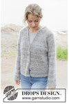 Breipatroon Lost in Mist Cardigan van andere kant