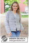 Breipatroon Lost in Mist Cardigan van andere kant