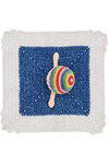 Haakpatroon Baby Blankie Rainbow Lovey van andere kant