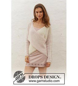 Trui gemaakt van Drops Kid Silk