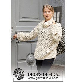 Damestrui gemaakt van Drops Glitter en glimdraad
