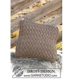 Kussenhoes gemaakt van Drops Alaska