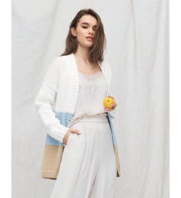 Damesvest gemaakt van Phildar Phil Pima