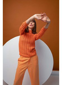 Damestrui met ajourpatroon