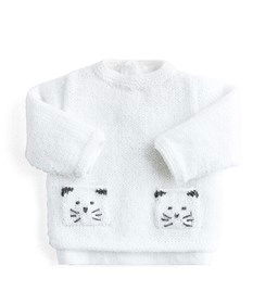 Baby trui gemaakt van Phildar Phil Caresse