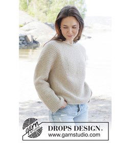 Oatmeal Sweater gemaakt van Drops Puna
