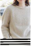 Haakpatroon Oatmeal Sweater van andere kant