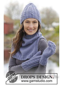 Gebreide muts, wanten en halswarmer 