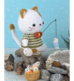 Billy de kat gemaakt van Scheepjes Maxi Sweet Treat