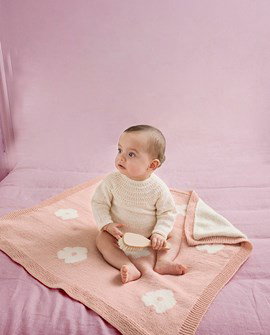 Phildar breipatroon deken Brunette, ....