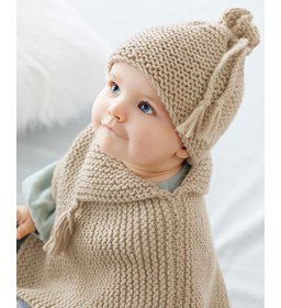 Baby muts gemaakt van Phildar Phil Partner 6