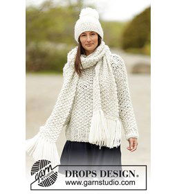 Trui, sjaal en muts gemaakt van Breinaalden zonder knop