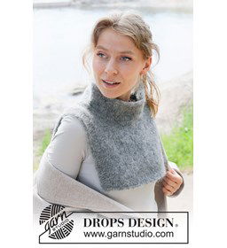 Moonlight Tide Neck Warmer gemaakt van Drops Melody