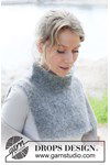 Breipatroon Moonlight Tide Neck Warmer van andere kant