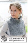 Breipatroon Moonlight Tide Neck Warmer van andere kant