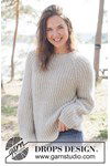 Breipatroon Casual Lines Sweater van andere kant
