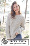 Breipatroon Casual Lines Sweater van andere kant
