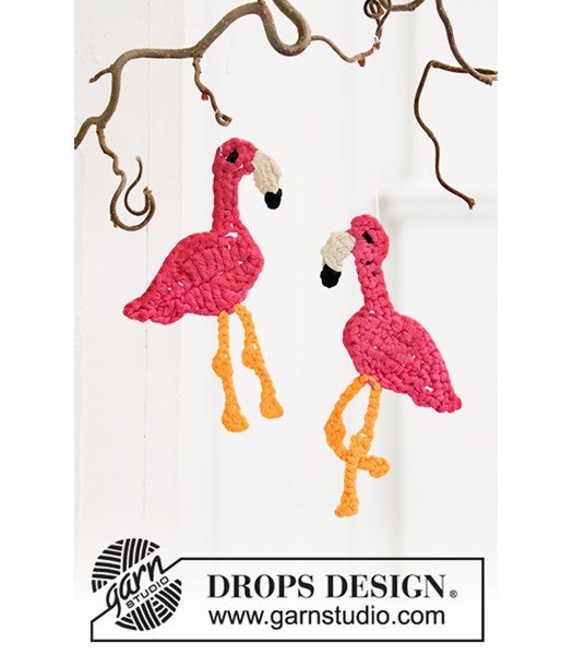 Haakpatroon Flamingo hangers