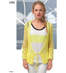 Vest gemaakt van Lang Yarns Laguna (op=op)