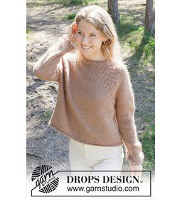Cinnamon Crush Trui gemaakt van Drops Kid Silk