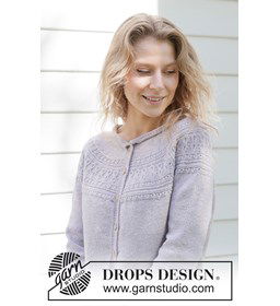 Infinite Sweetness Cardigan gemaakt van Drops Baby Merino