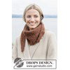 zachte sjaal in ribbelsteek Bear Hug Scarf gemaakt van DROPS Alpaca Boucle
