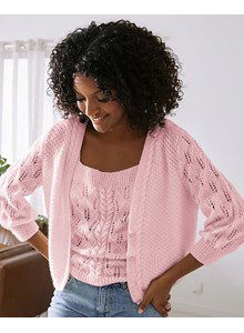 Damesvest met knoopsluiting