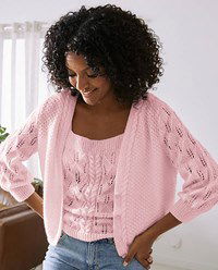 Damesvest met knoopsluiting